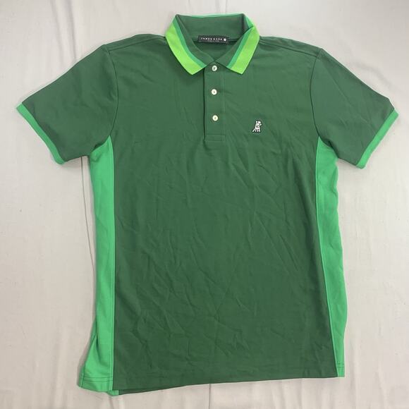 James Bark Polo Shirt Men’s Size Large Green Golf Preppy - Picture 2 of 7